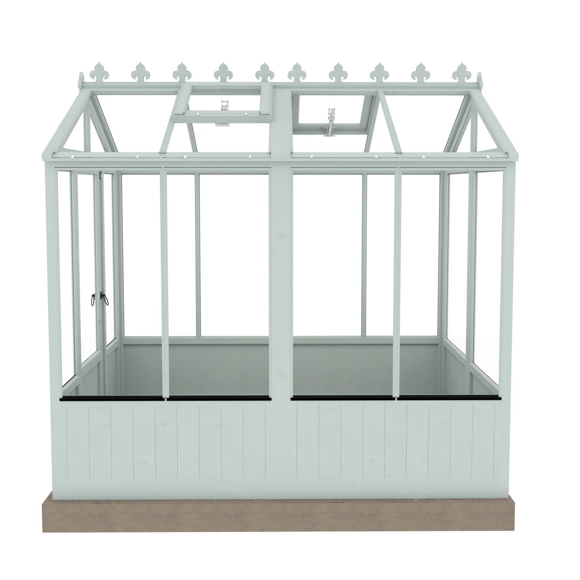 Shire Holkham Wooden Apex Greenhouse 6' x 8'