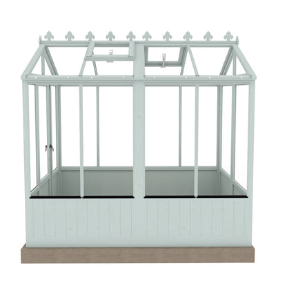 Shire Holkham Wooden Apex Greenhouse 6' x 8'