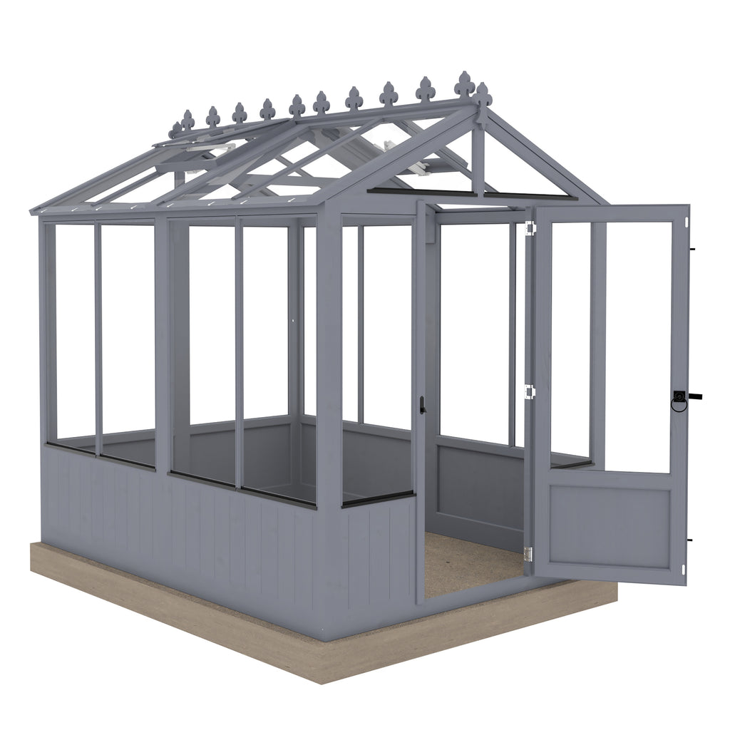 Shire Holkham Wooden Apex Greenhouse 6' x 8'