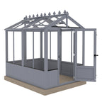 Shire Holkham Wooden Apex Greenhouse 6' x 8'
