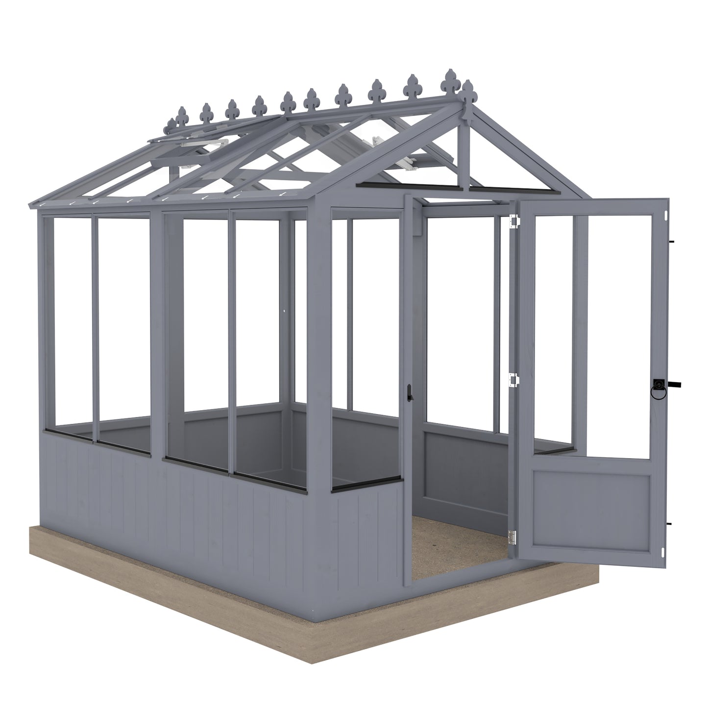 Shire Holkham Wooden Apex Greenhouse 6' x 8'