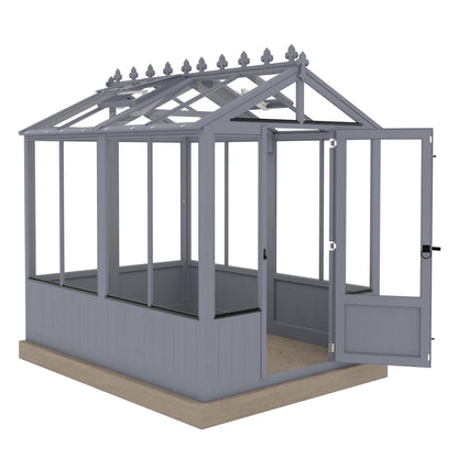 Shire Holkham Wooden Apex Greenhouse 6' x 8'