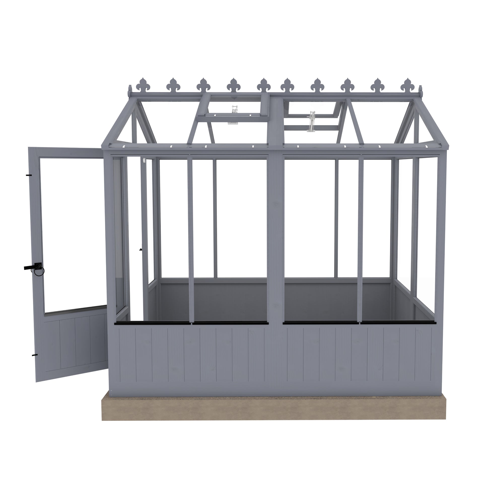 Shire Holkham Wooden Apex Greenhouse 6' x 8'