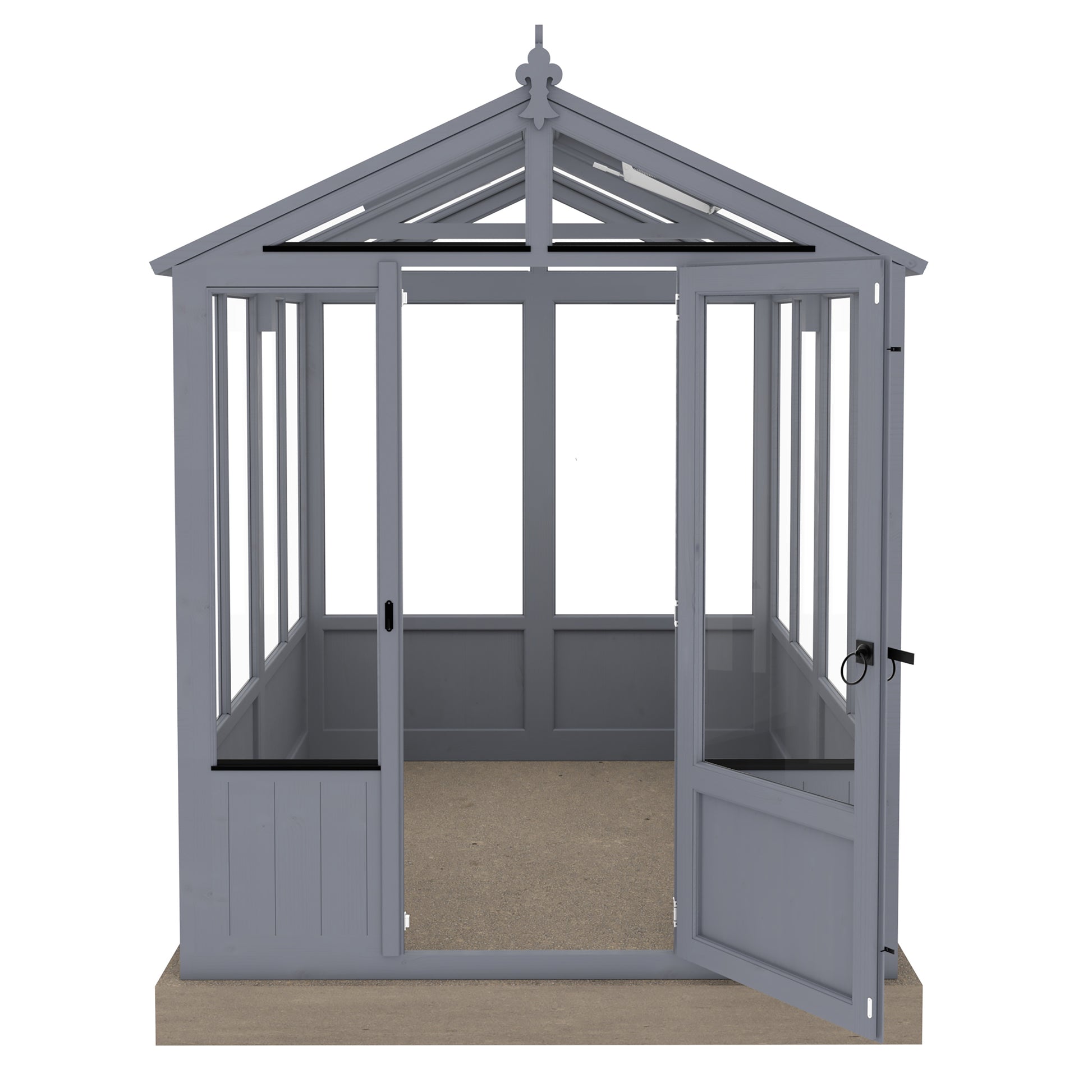 Shire Holkham Wooden Apex Greenhouse 6' x 8'