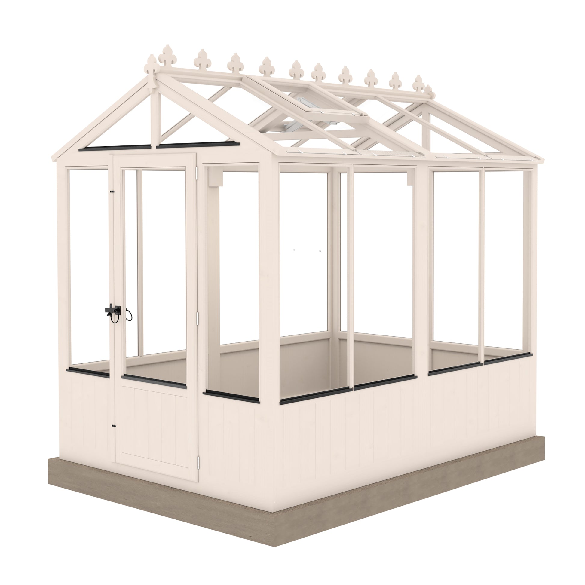 Shire Holkham Wooden Apex Greenhouse 6' x 8'