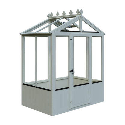 Shire Holkham Wooden Apex Greenhouse 4' x 6'