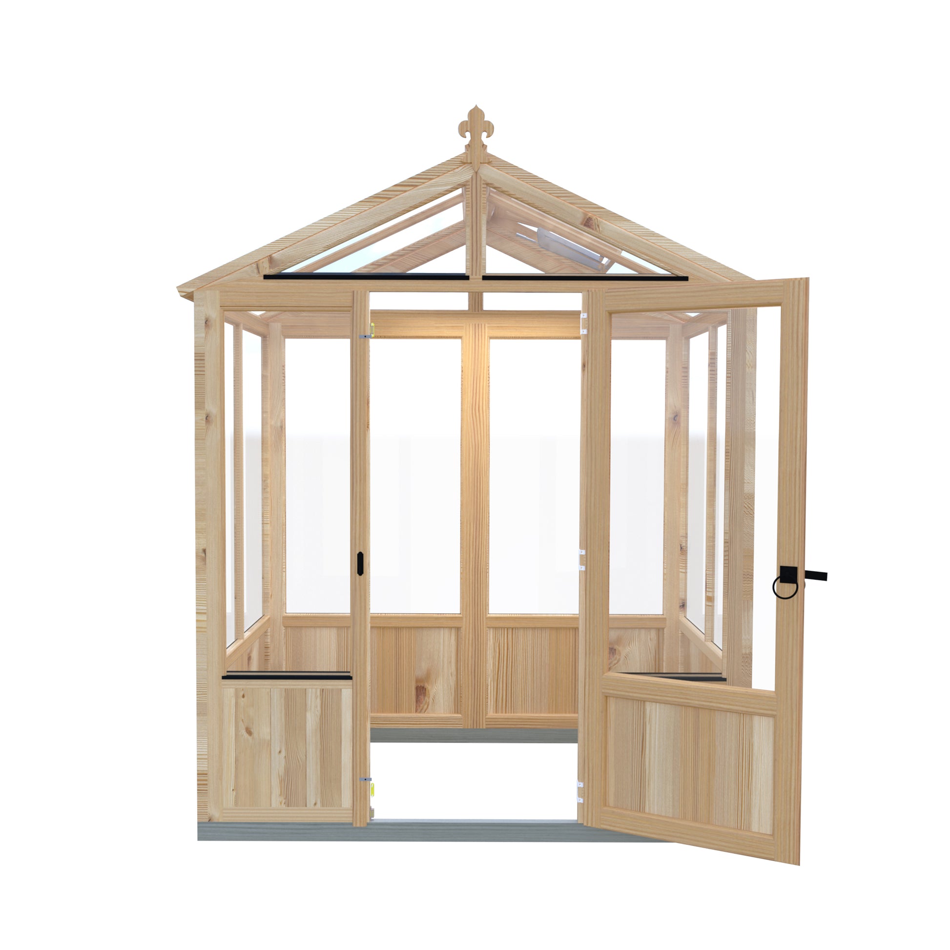 Shire Holkham Wooden Apex Greenhouse 4' x 6'