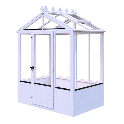 Shire Holkham Wooden Apex Greenhouse 4' x 6'