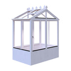 Shire Holkham Wooden Apex Greenhouse 4' x 6'