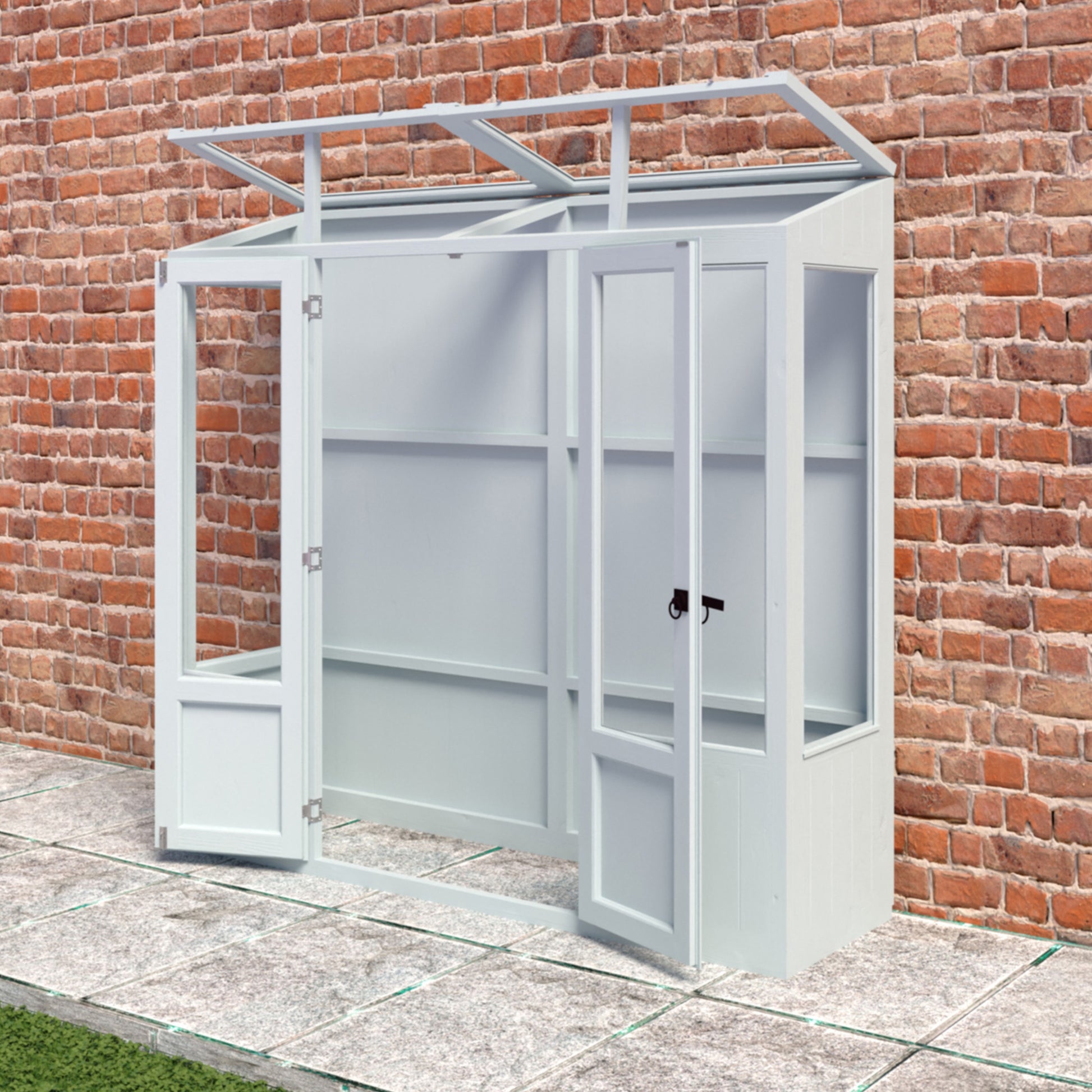 Shire Holme Mini Wooden Greenhouse 7' x 2'