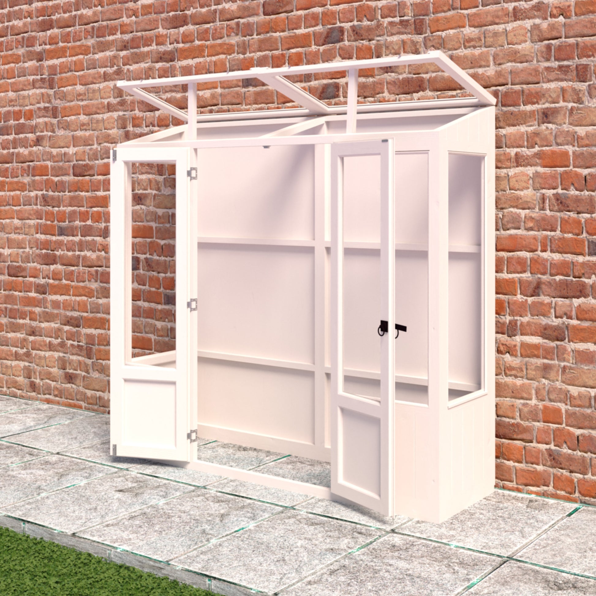 Shire Holme Mini Wooden Greenhouse 7' x 2'