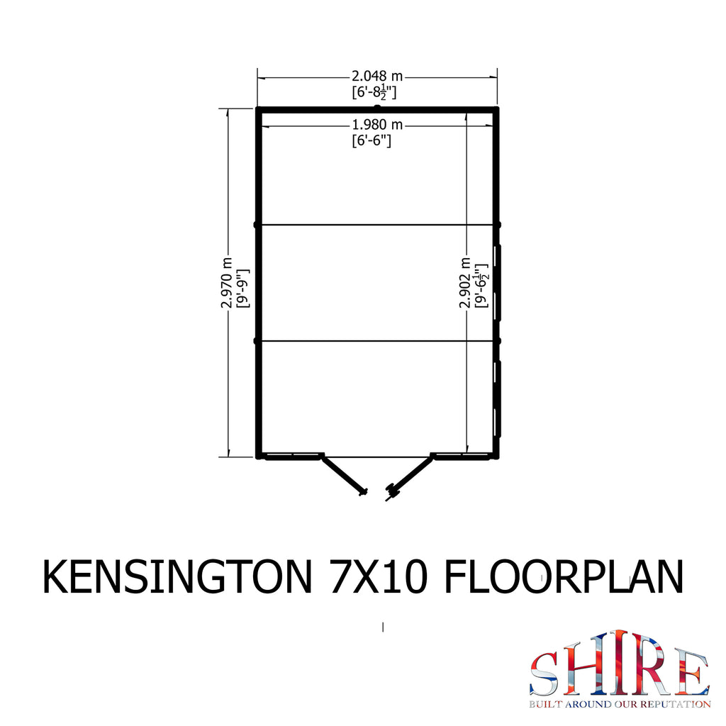 Shire Kensington Summerhouse 10x7