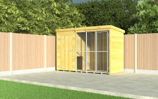 Elmstead Dog Kennel With Bars