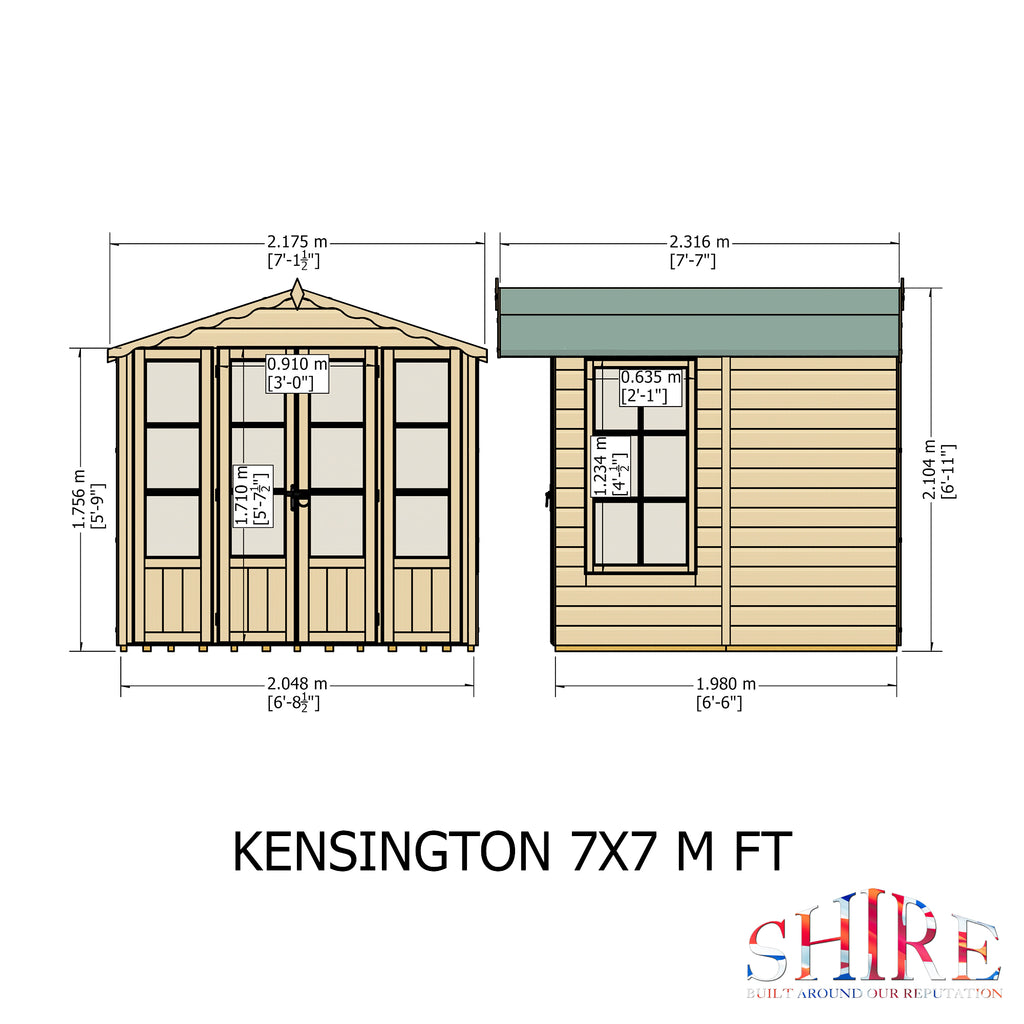 Shire Kensington Summerhouse 10x7