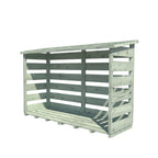 Shire Pent Log Store With Slats - Pressure Treated Timber - Large Size