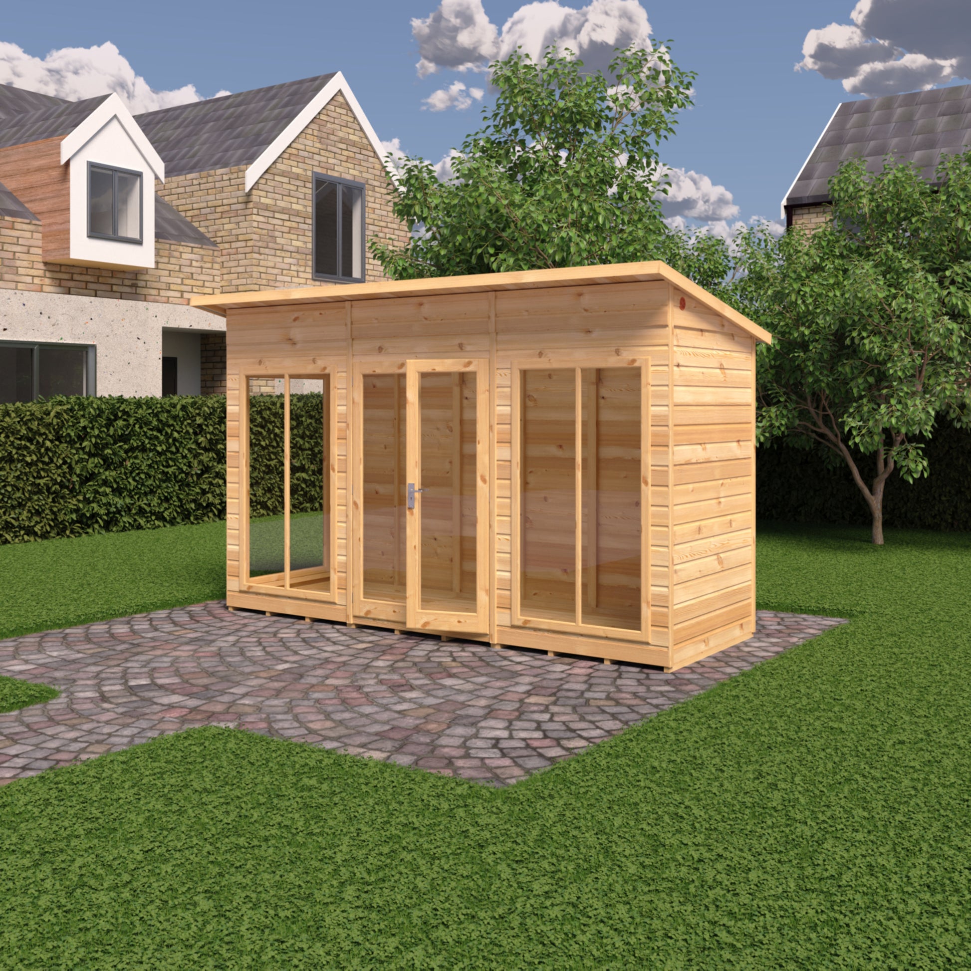 Shire Lela Pent Summerhouse 12x4