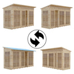Shire Lela Pent Summerhouse 12x4