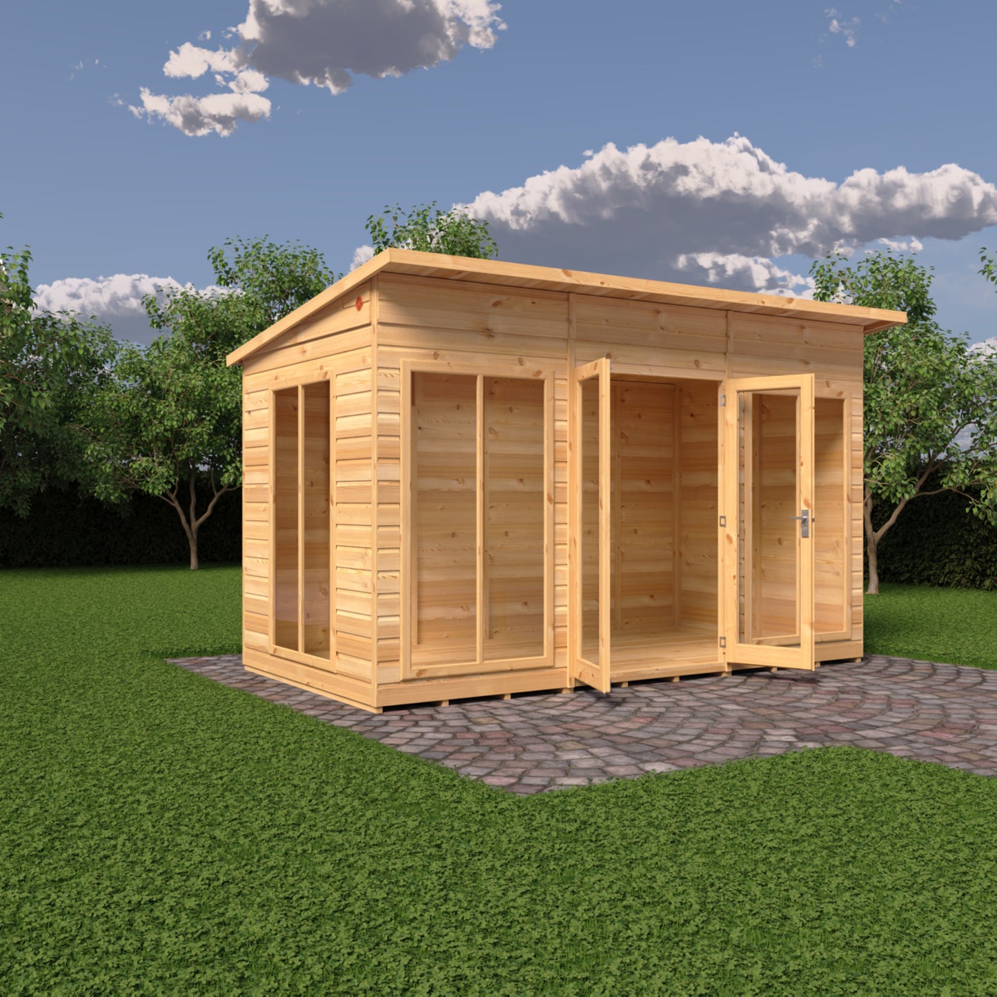 Shire Lela Pent Summerhouse 12x6
