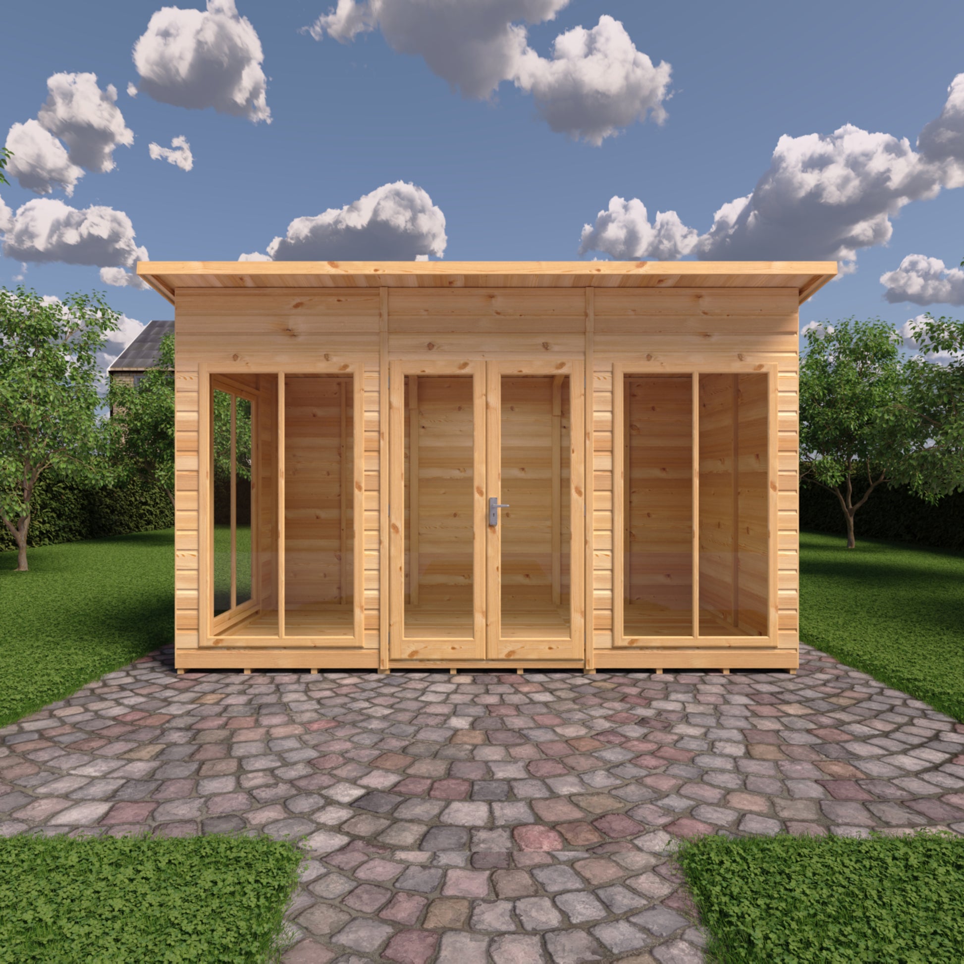 Shire Lela Pent Summerhouse 12x6