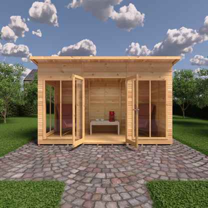 Shire Lela Pent Summerhouse 12x6