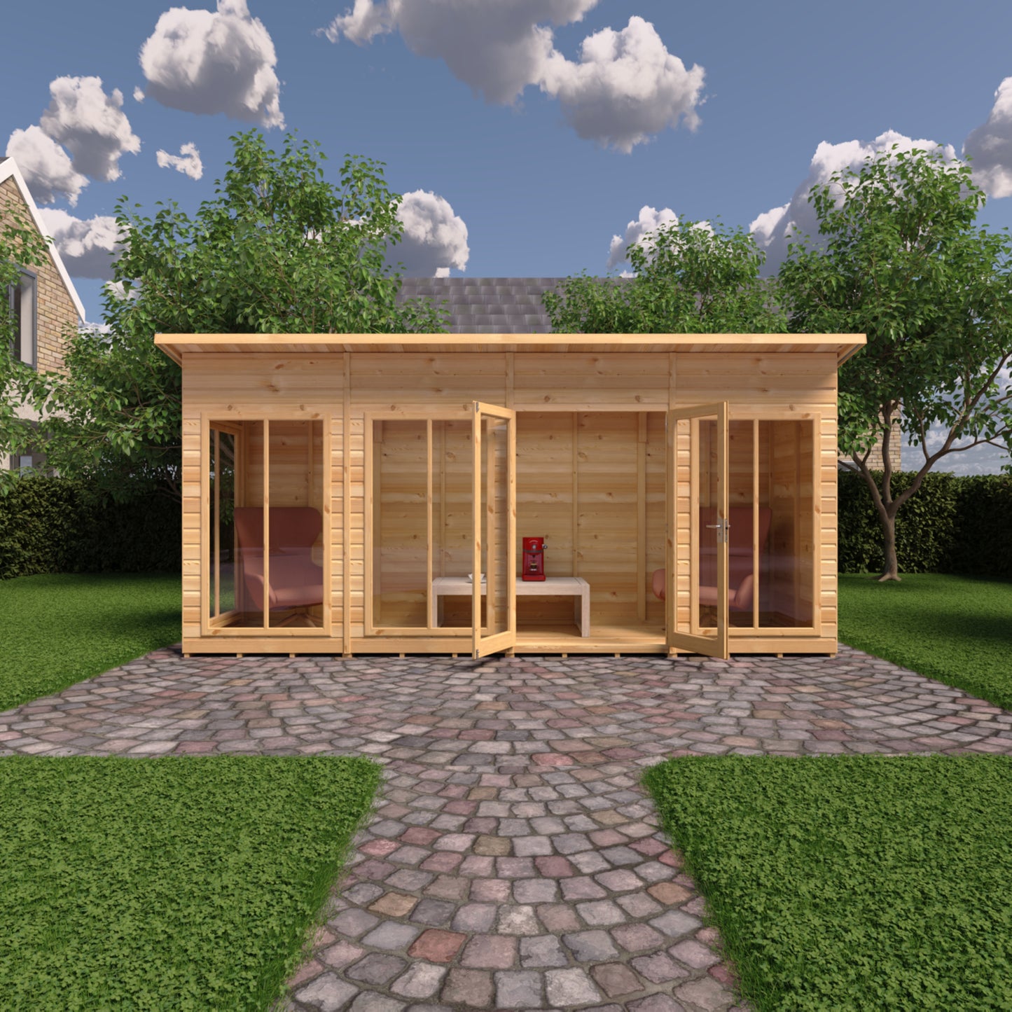 Shire Lela Pent Summerhouse 16x4