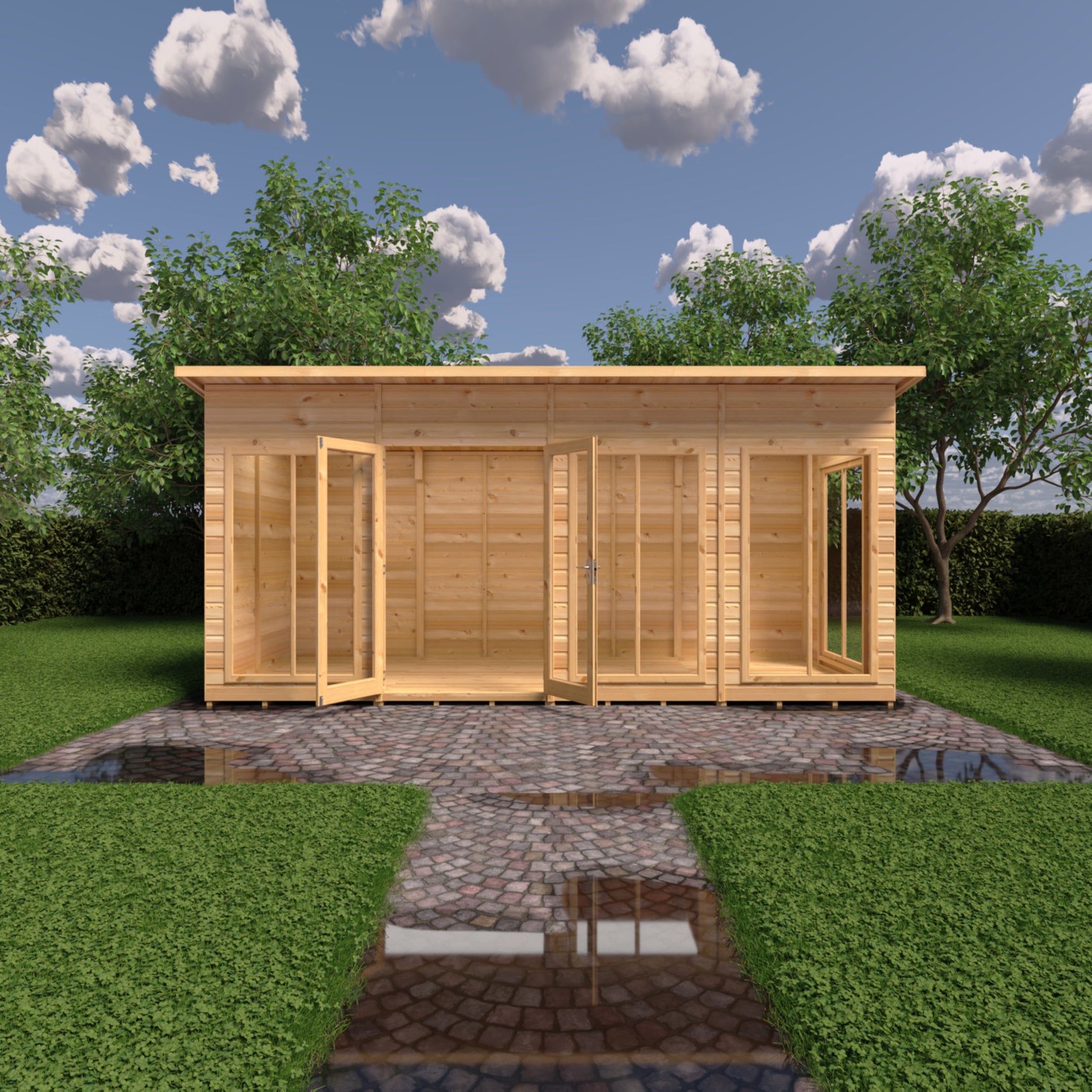Shire Lela Pent Summerhouse 16x6