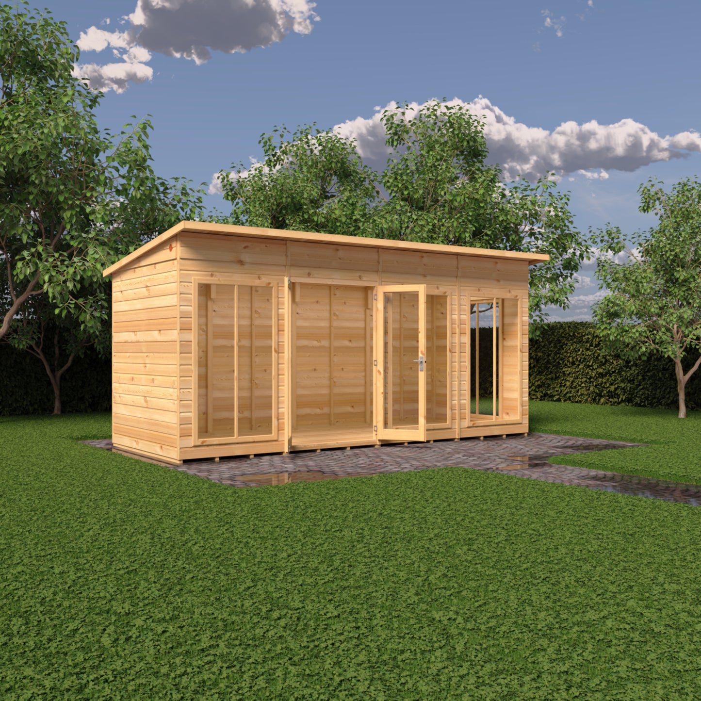 Shire Lela Pent Summerhouse 16x6