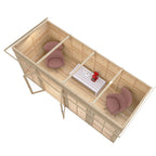 Shire Lela Pent Summerhouse 16x6