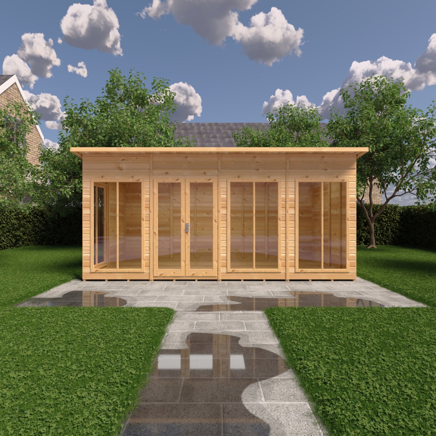 Shire Lela Pent Summerhouse 16x8