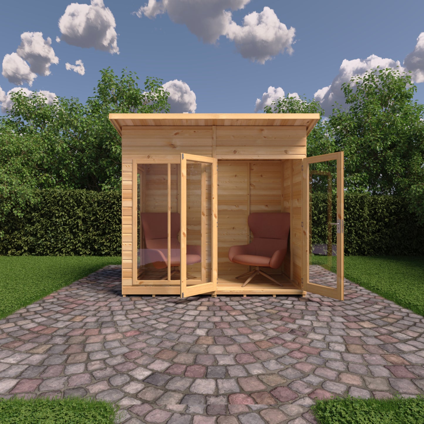 Shire Lela Pent Summerhouse 8x4