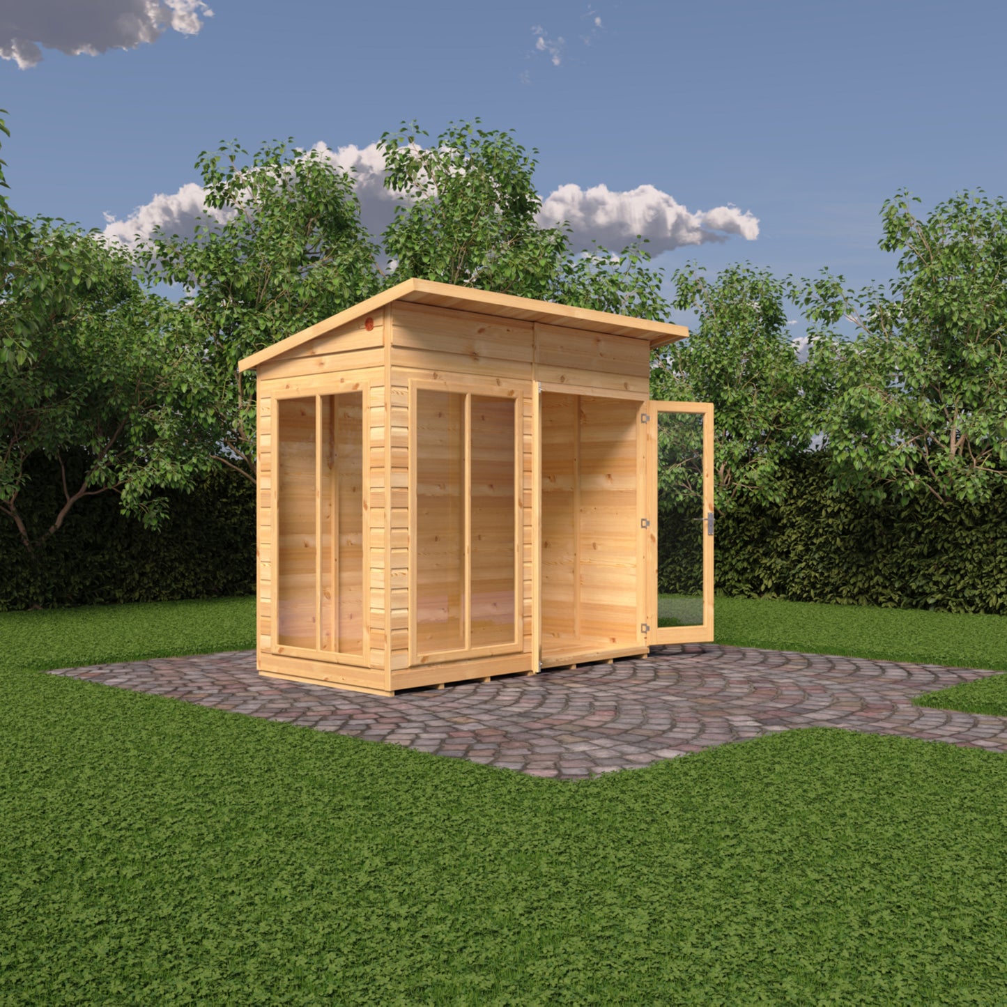 Shire Lela Pent Summerhouse 8x4
