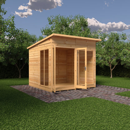 Shire Lela Pent Summerhouse 8x8