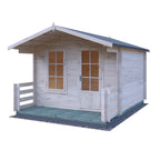 Shire Maulden 19mm Log Cabin With Veranda 10x10