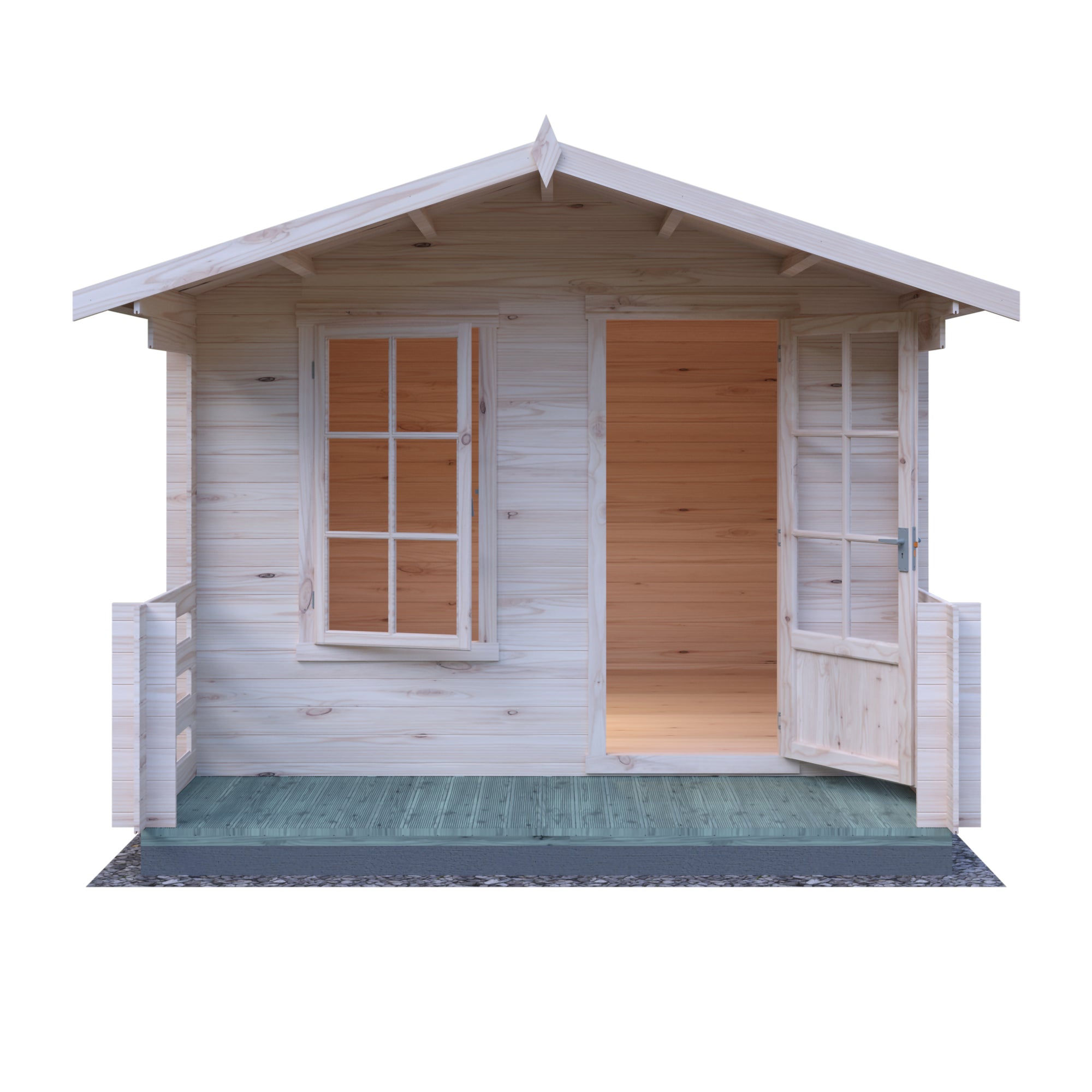 Shire Maulden 19mm Log Cabin With Veranda 10x10