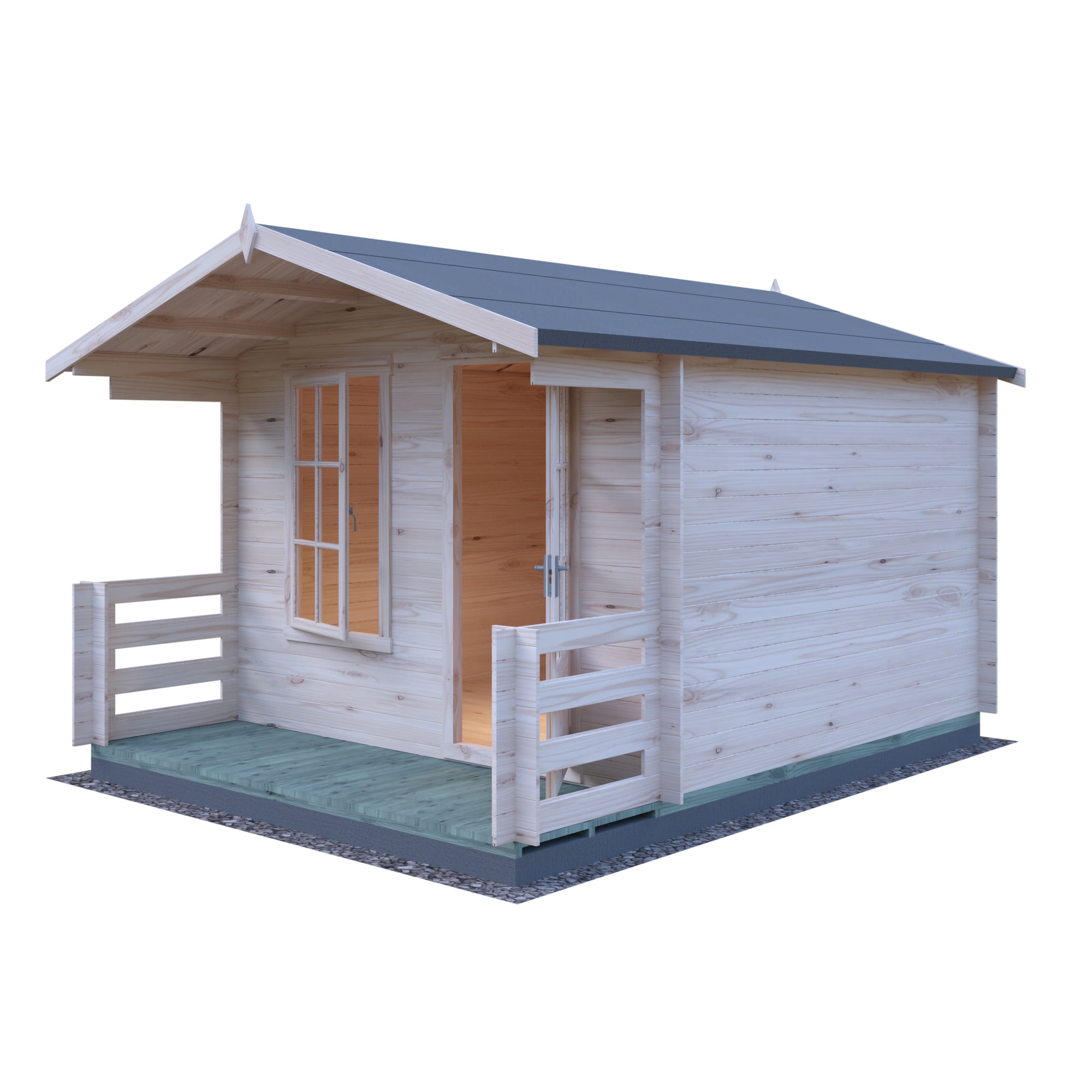 Shire Maulden 19mm Log Cabin With Veranda 10x10