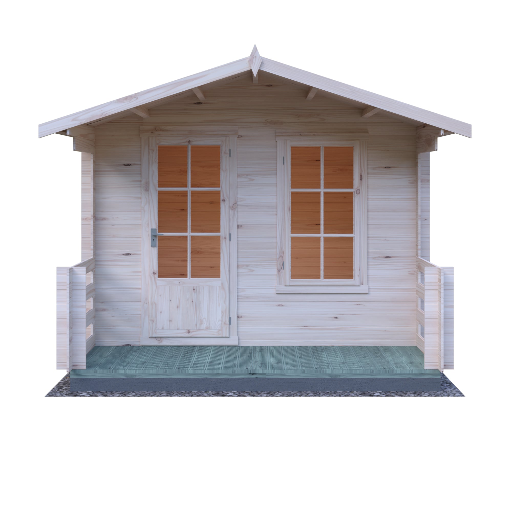 Shire Maulden 19mm Log Cabin With Veranda 10x10