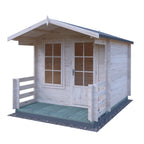 Shire Maulden 19mm Log Cabin With Veranda 8x8