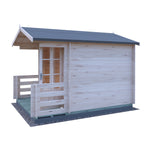 Shire Maulden 19mm Log Cabin With Veranda 8x8