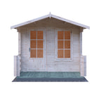 Shire Maulden 19mm Log Cabin With Veranda 9x9