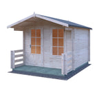 Shire Maulden 19mm Log Cabin With Veranda 9x9