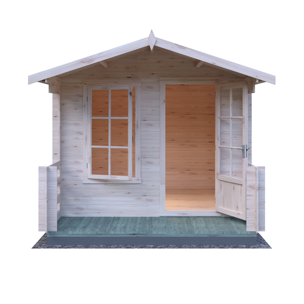 Shire Maulden 19mm Log Cabin With Veranda 9x9