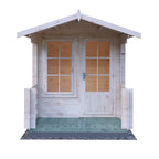 Shire Maulden 19mm Log Cabin With Veranda 7x7