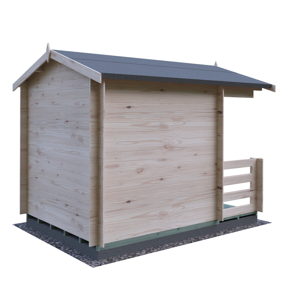 Shire Maulden 19mm Log Cabin With Veranda 7x7