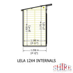 Shire Lela Pent Summerhouse 12x4