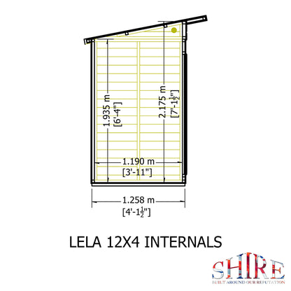 Shire Lela Pent Summerhouse 12x4