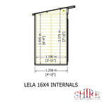 Shire Lela Pent Summerhouse 16x4
