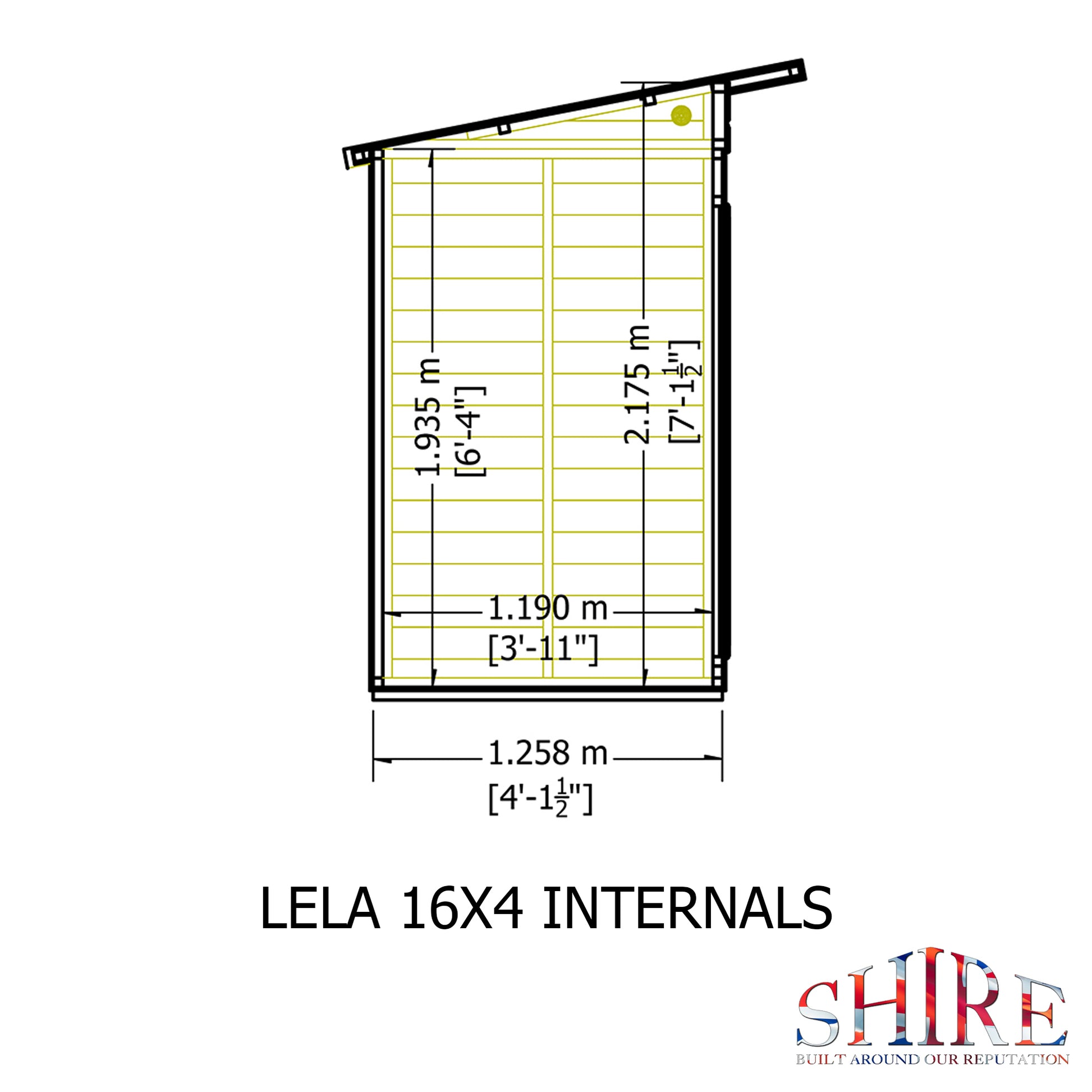 Shire Lela Pent Summerhouse 16x4