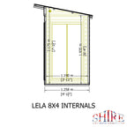 Shire Lela Pent Summerhouse 8x4