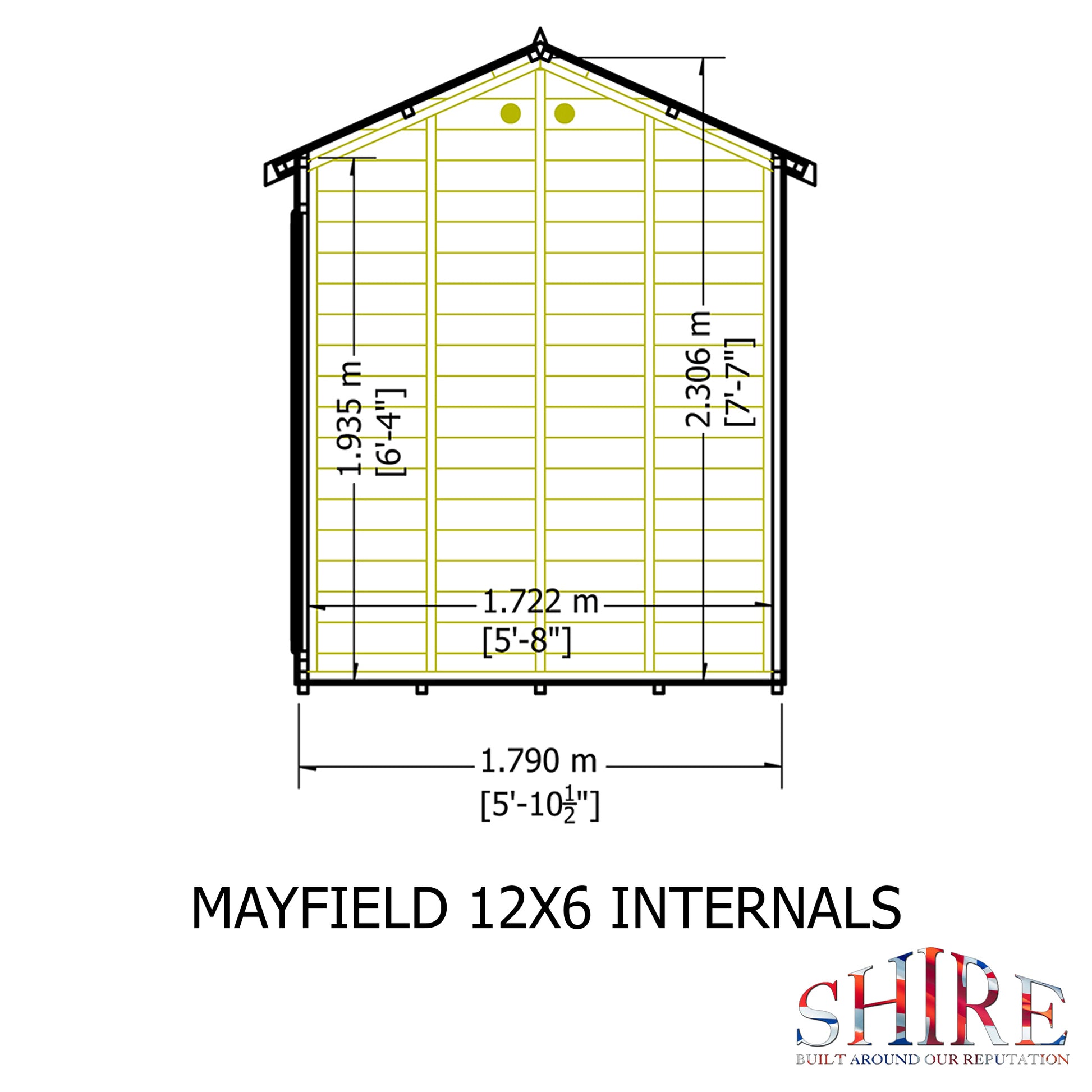 Shire Mayfield Summerhouse 12x6