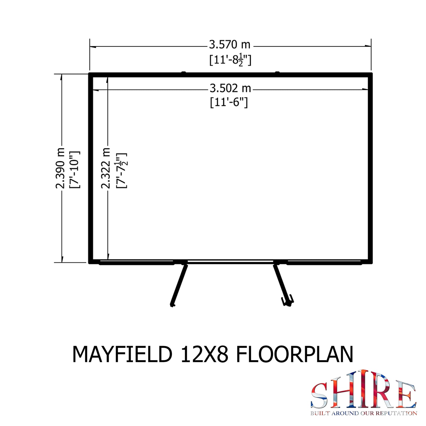 Shire Mayfield Summerhouse 12x8